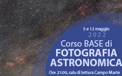 Corso BASE di Fotografia Astronomica