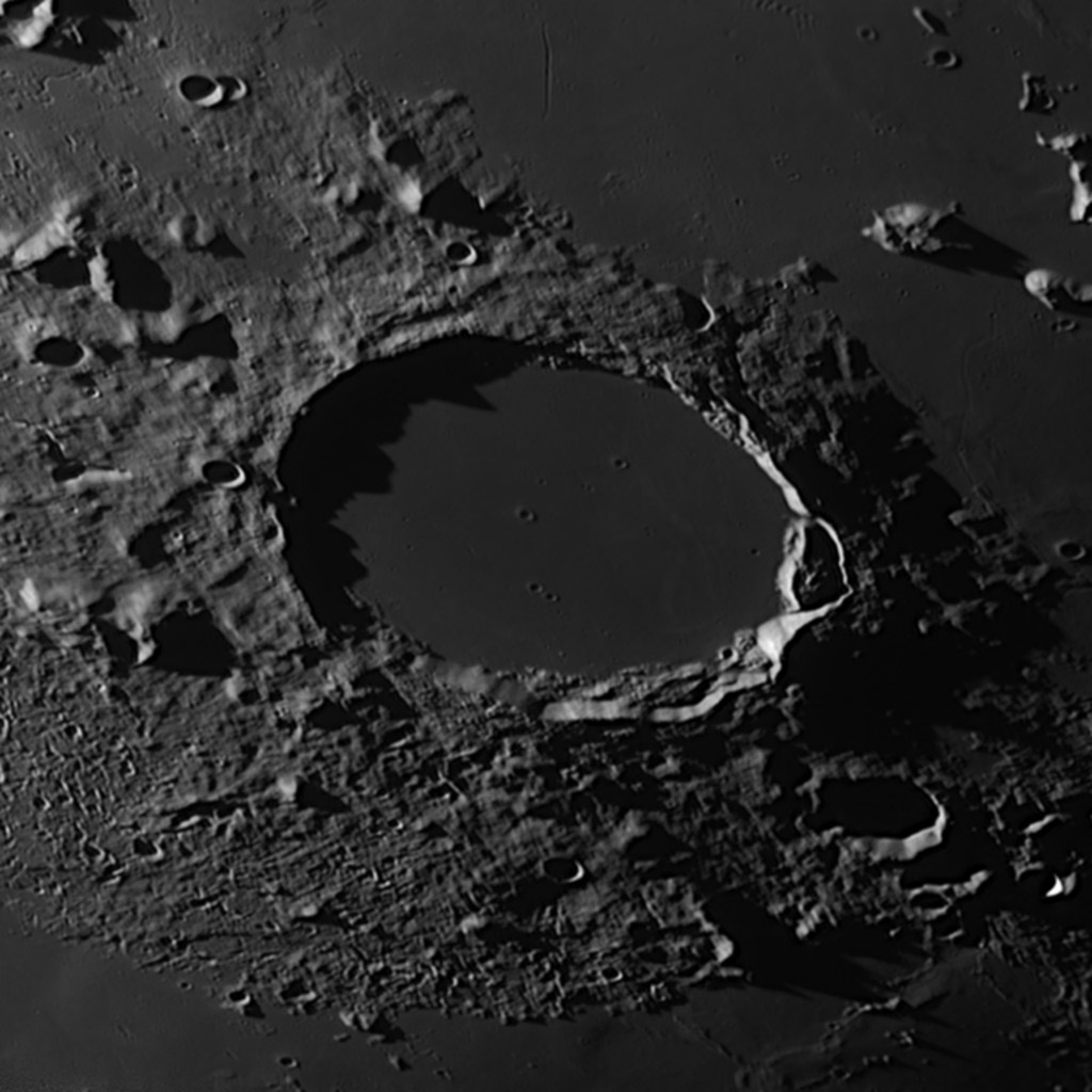 Cratere Lunare Plato